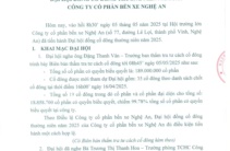 Biên bản ĐHĐCĐ thường niên năm 2025