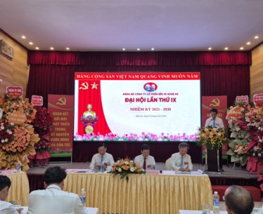 Đại hội Đảng bộ Công ty cổ phần Bến xe Nghệ An lần thứ IX (nhiệm kỳ 2025-2030)